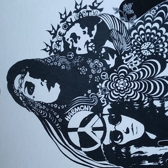 LAUREN MOSHI Hippie Peace Tee - Picture 2 of 8